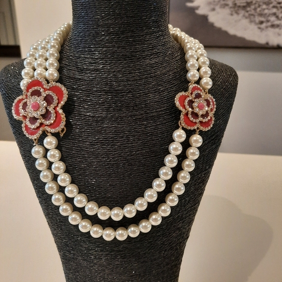 Talbots limited  edition pearl statement necklace - Picture 1 of 8